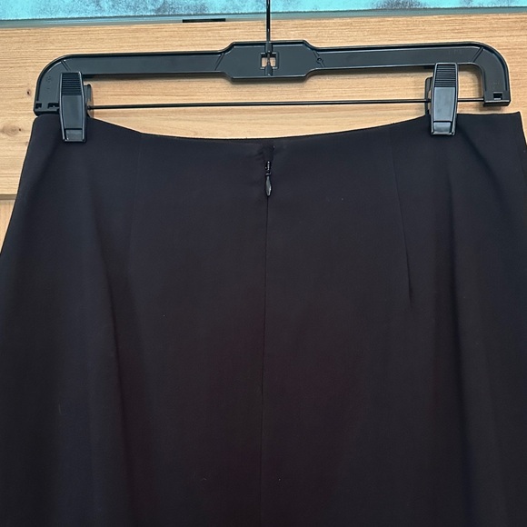STAUD Smith Skirt Black Midi Column Pencil Skirt Size 6 - Picture 8 of 10
